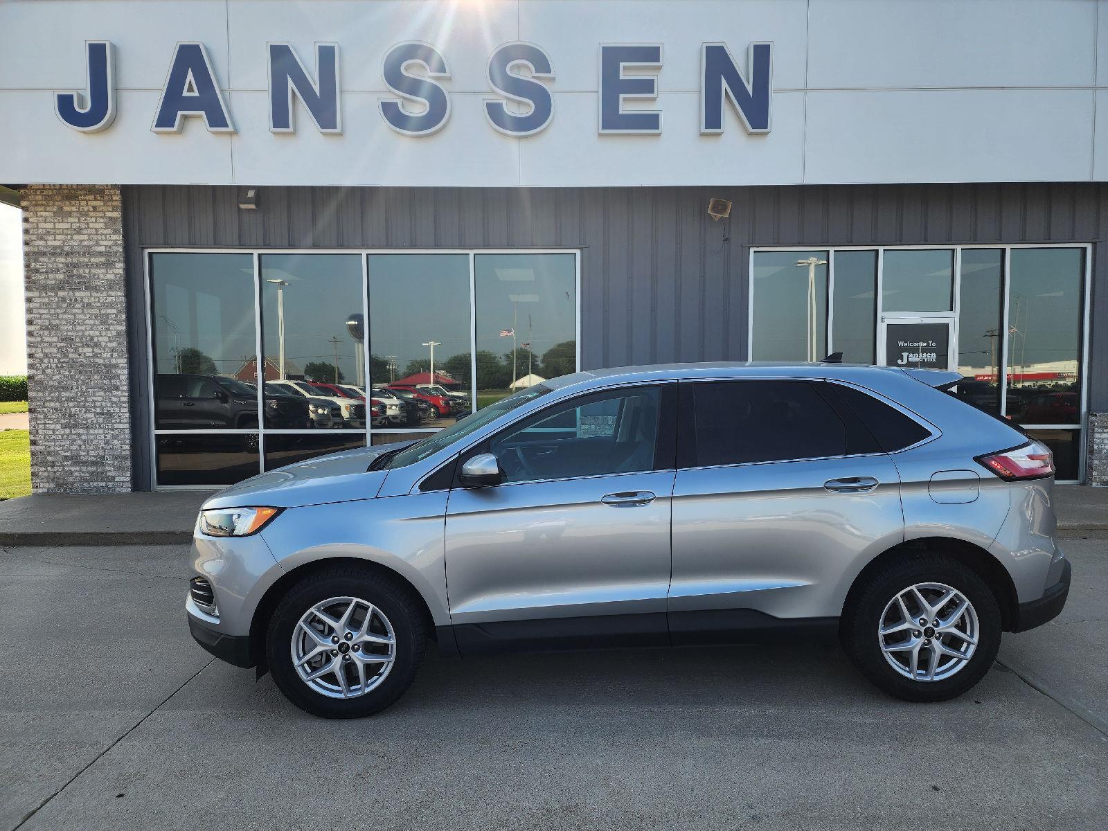 Silver 2023 Ford Edge SUV / Crossover All-Wheel Drive Automatic