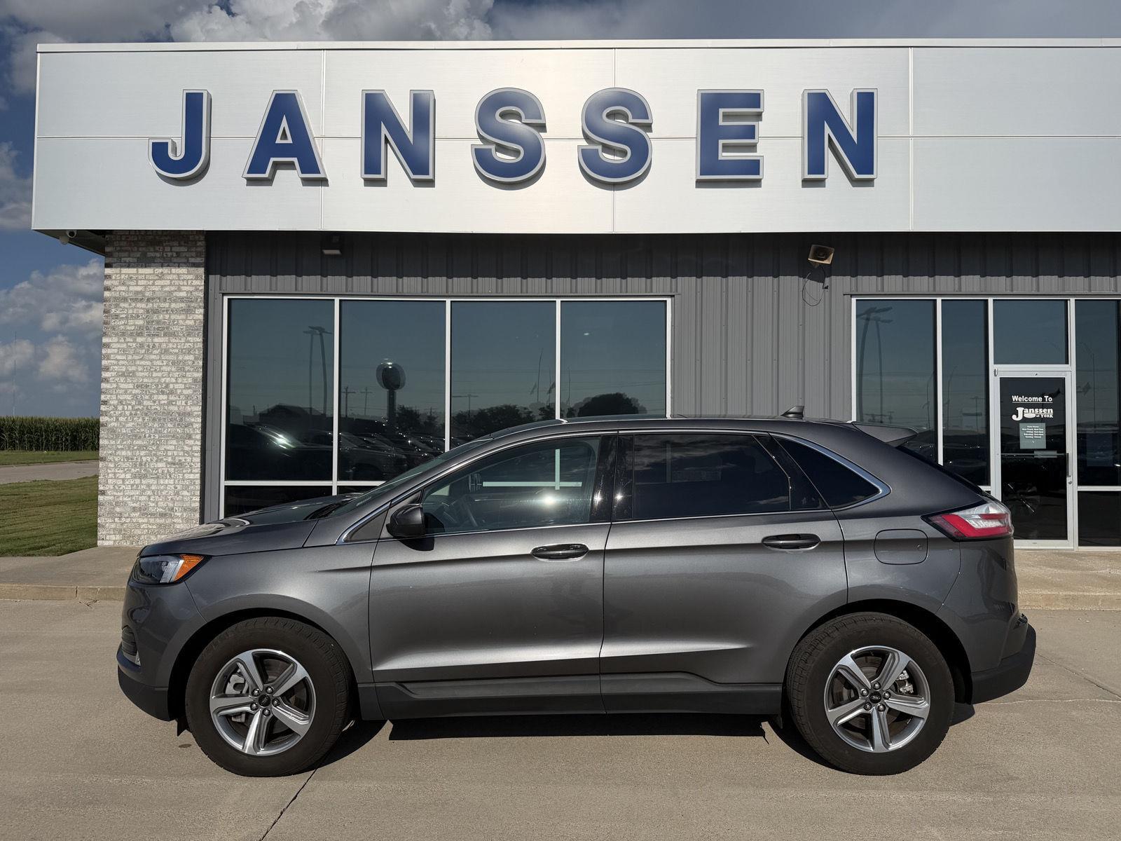 Carbonized Gray Metallic 2024 Ford Edge SUV / Crossover All-Wheel Drive 8-Speed Automatic