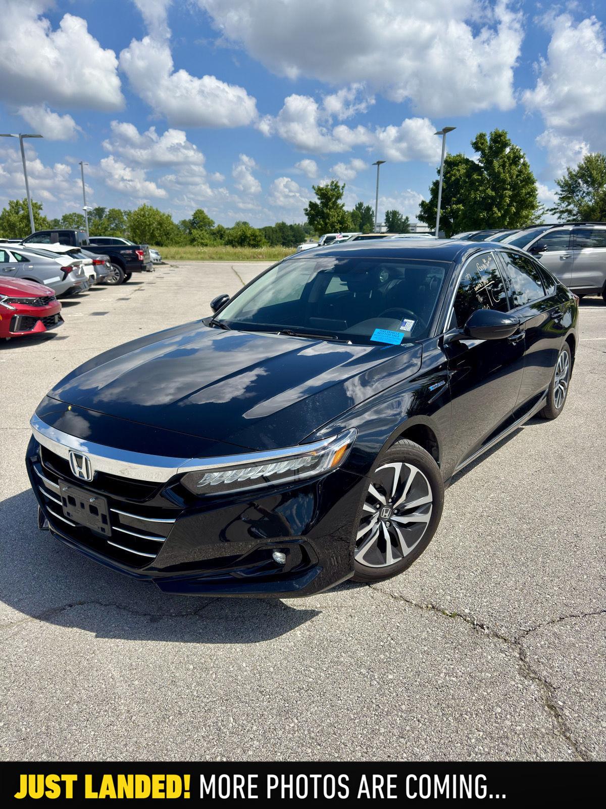 Crystal Black Pearl 2022 Honda Accord Hybrid Sedan Front-Wheel Drive 1-Speed Dual Clutch