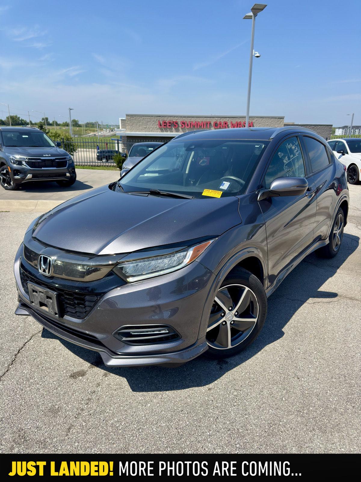 Gray (Modern Steel Metallic) 2019 Honda HR-V SUV / Crossover All-Wheel Drive 7-Speed CVT