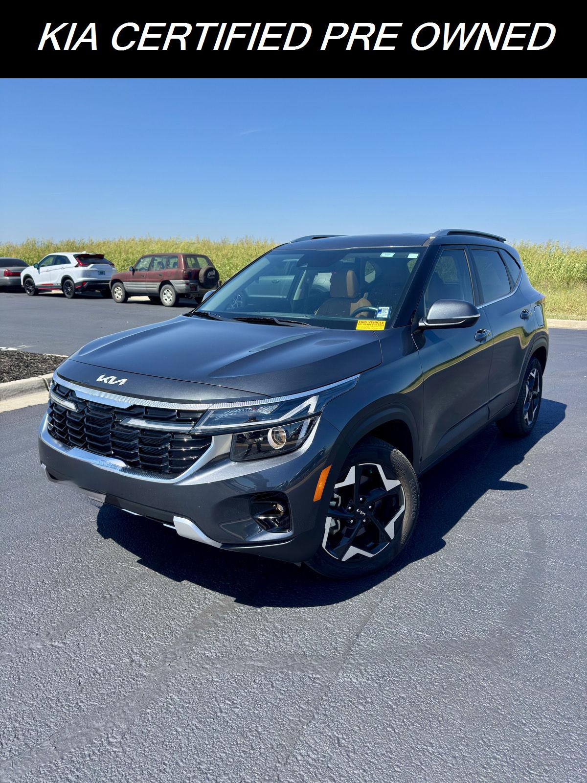 Gravity Gray 2024 Kia Seltos SUV / Crossover All-Wheel Drive Continuously Variable Transmission