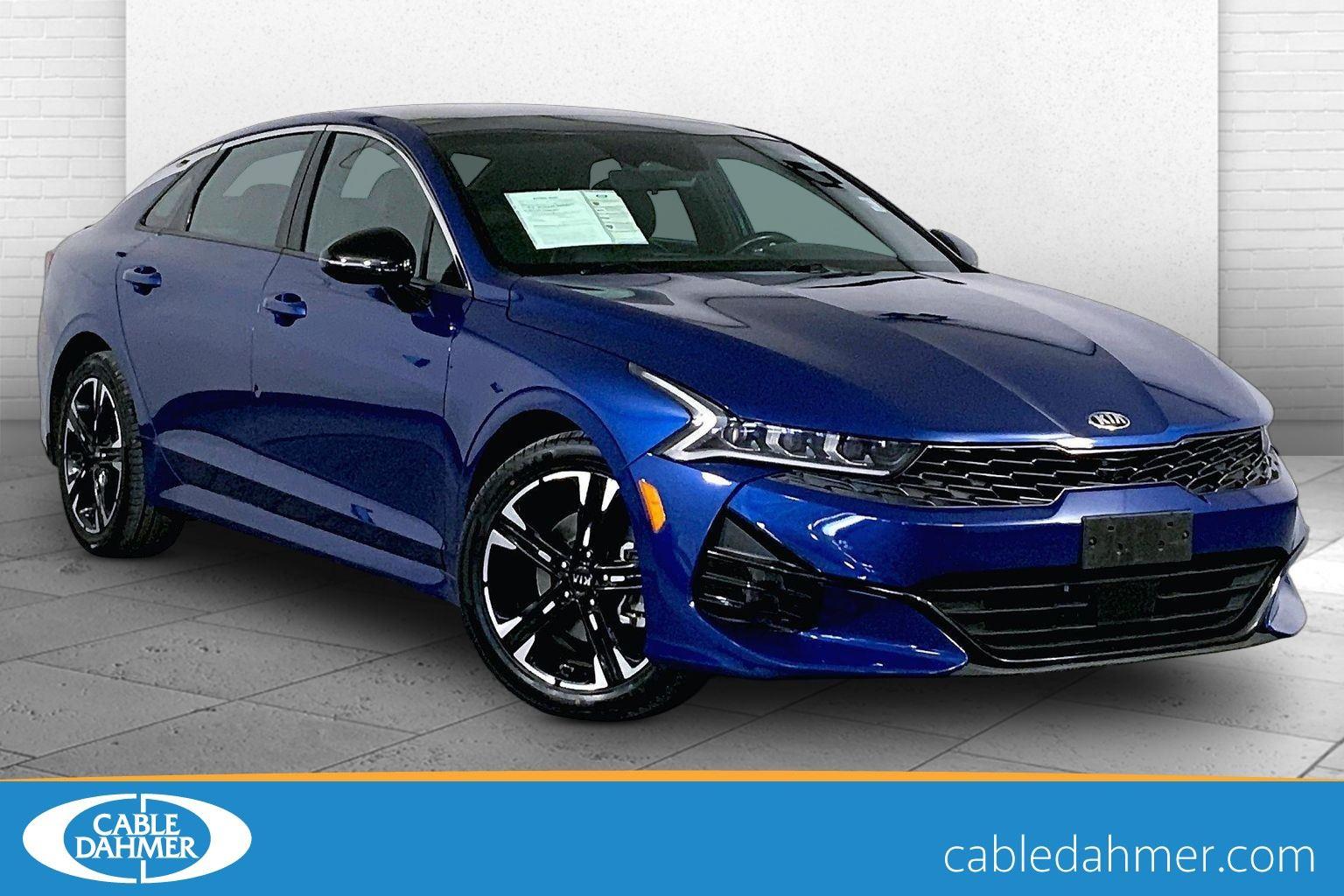 Sapphire Blue 2021 Kia K5 GT-Line FWD Sedan Front-Wheel Drive 8-Speed Automatic