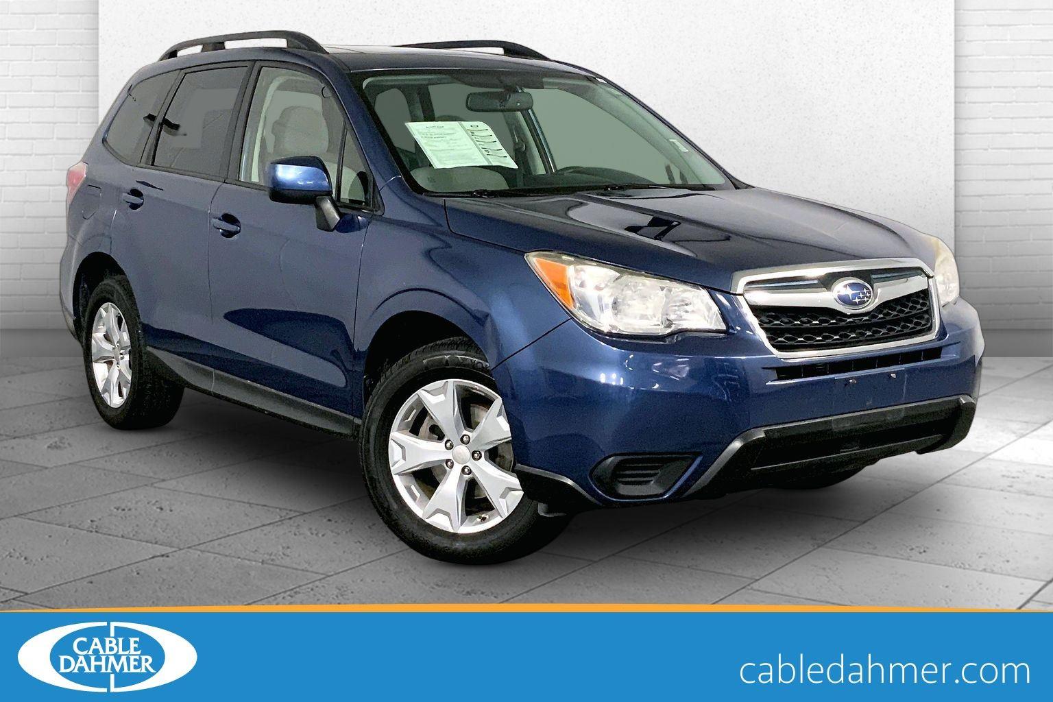 Marine Blue Pearl 2014 Subaru Forester 2.5i Premium SUV / Crossover All-Wheel Drive Continuously Variable Transmission
