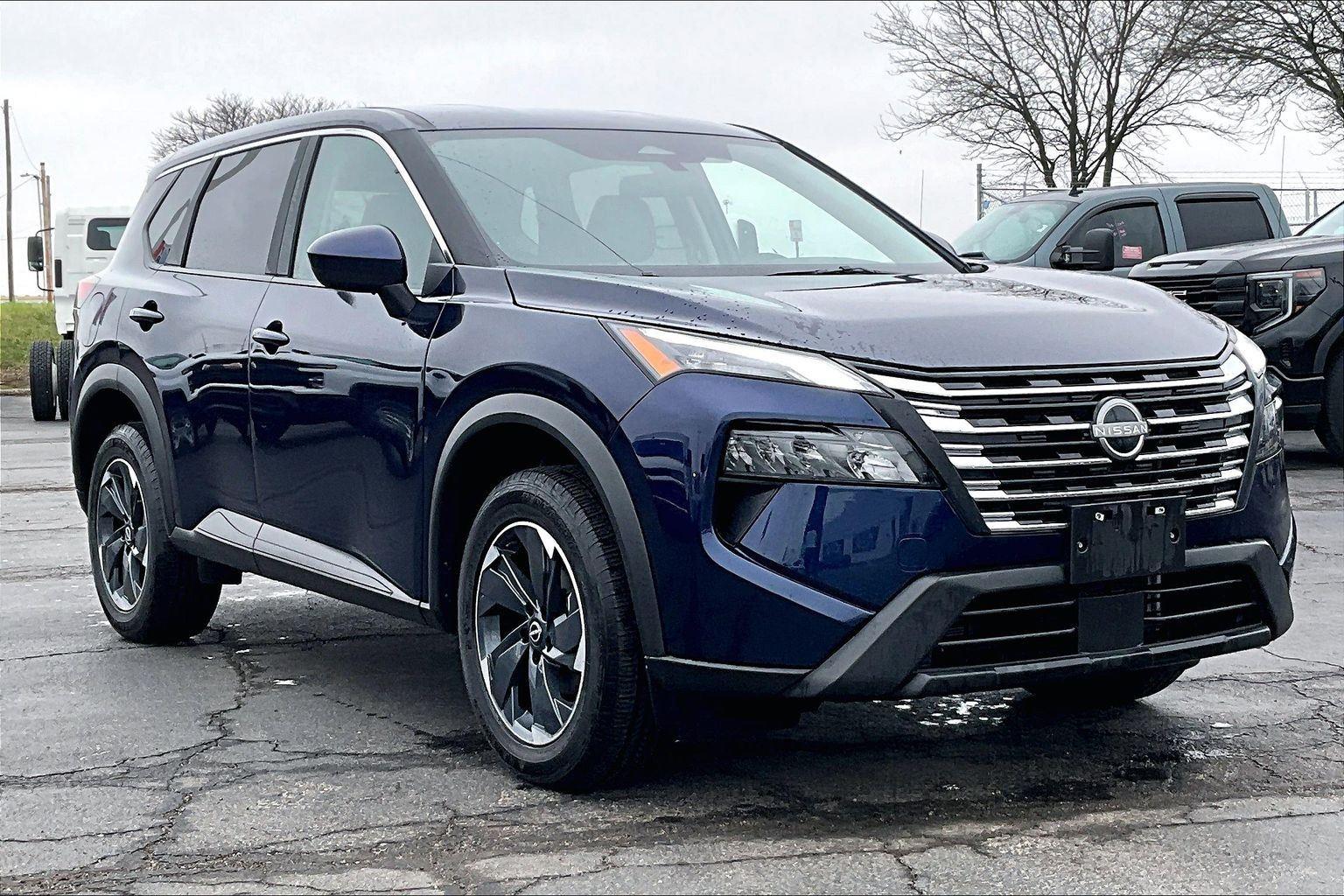 Deep Ocean Blue Pearl 2025 Nissan Rogue SUV / Crossover All-Wheel Drive Continuously Variable Transmission