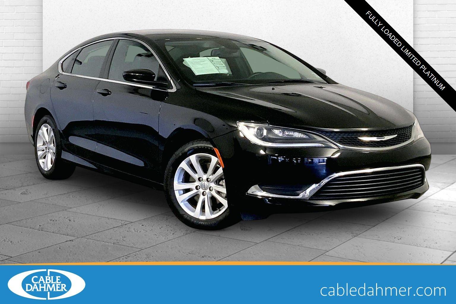  2017 Chrysler 200 Limited Platinum Sedan FWD   