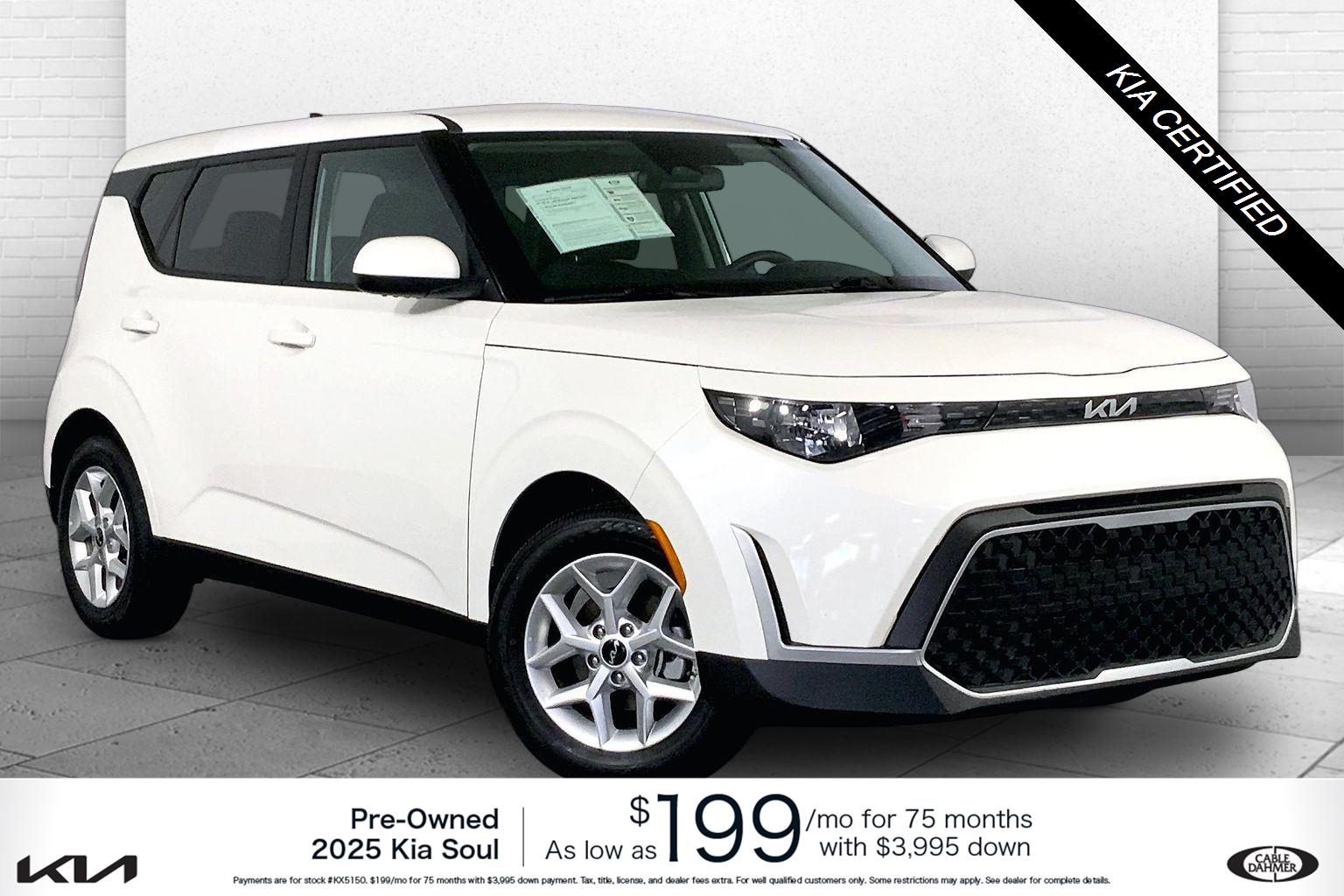 Snow White Pearl 2025 Kia Soul SUV / Crossover Front-Wheel Drive Continuously Variable Transmission