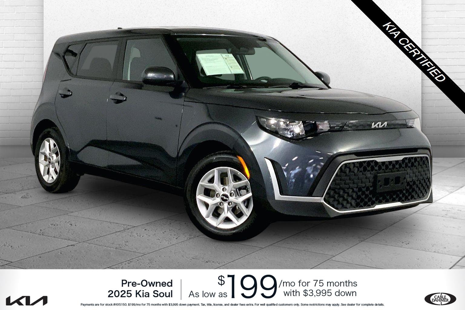 Gravity Gray 2025 Kia Soul SUV / Crossover Front-Wheel Drive Continuously Variable Transmission