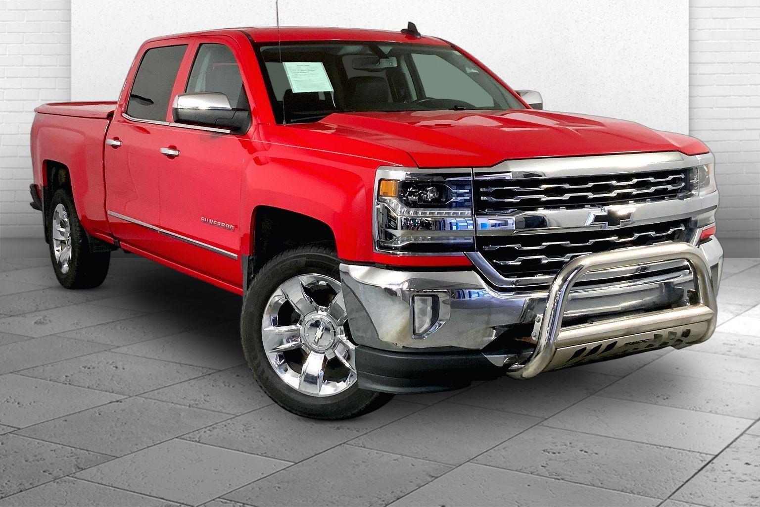 Red Hot 2017 Chevrolet Silverado 1500 Pickup Truck Four-Wheel Drive 8-Speed Automatic