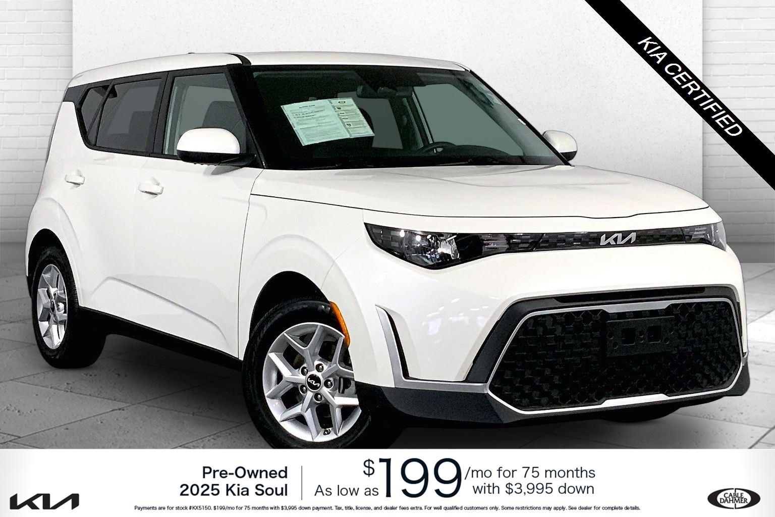 Snow White Pearl 2025 Kia Soul SUV / Crossover Front-Wheel Drive Continuously Variable Transmission