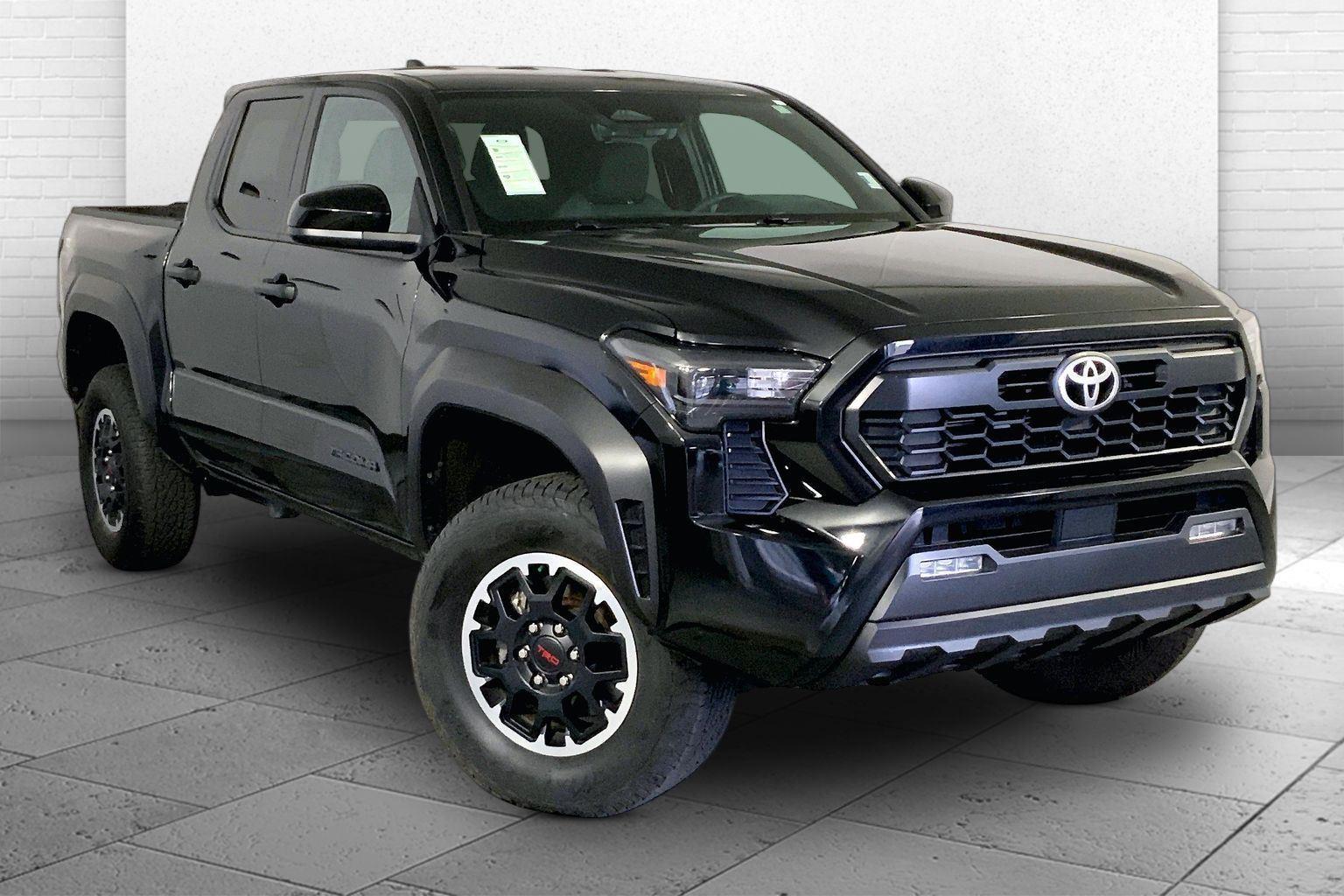 Black 2024 Toyota Tacoma Pickup Truck Four-Wheel Drive Automatic