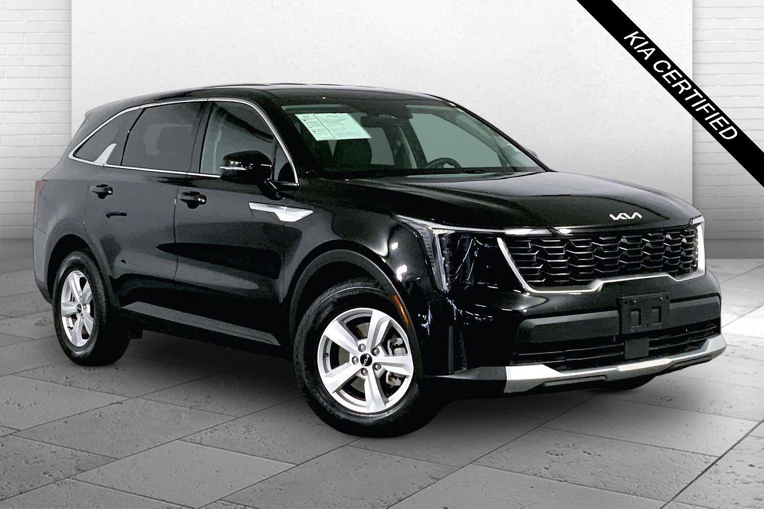 Ebony Black 2024 Kia Sorento SUV / Crossover Front-Wheel Drive 8-Speed Automatic