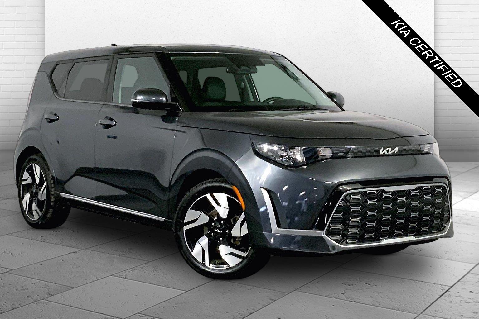 Gravity Gray 2023 Kia Soul SUV / Crossover Front-Wheel Drive Continuously Variable Transmission