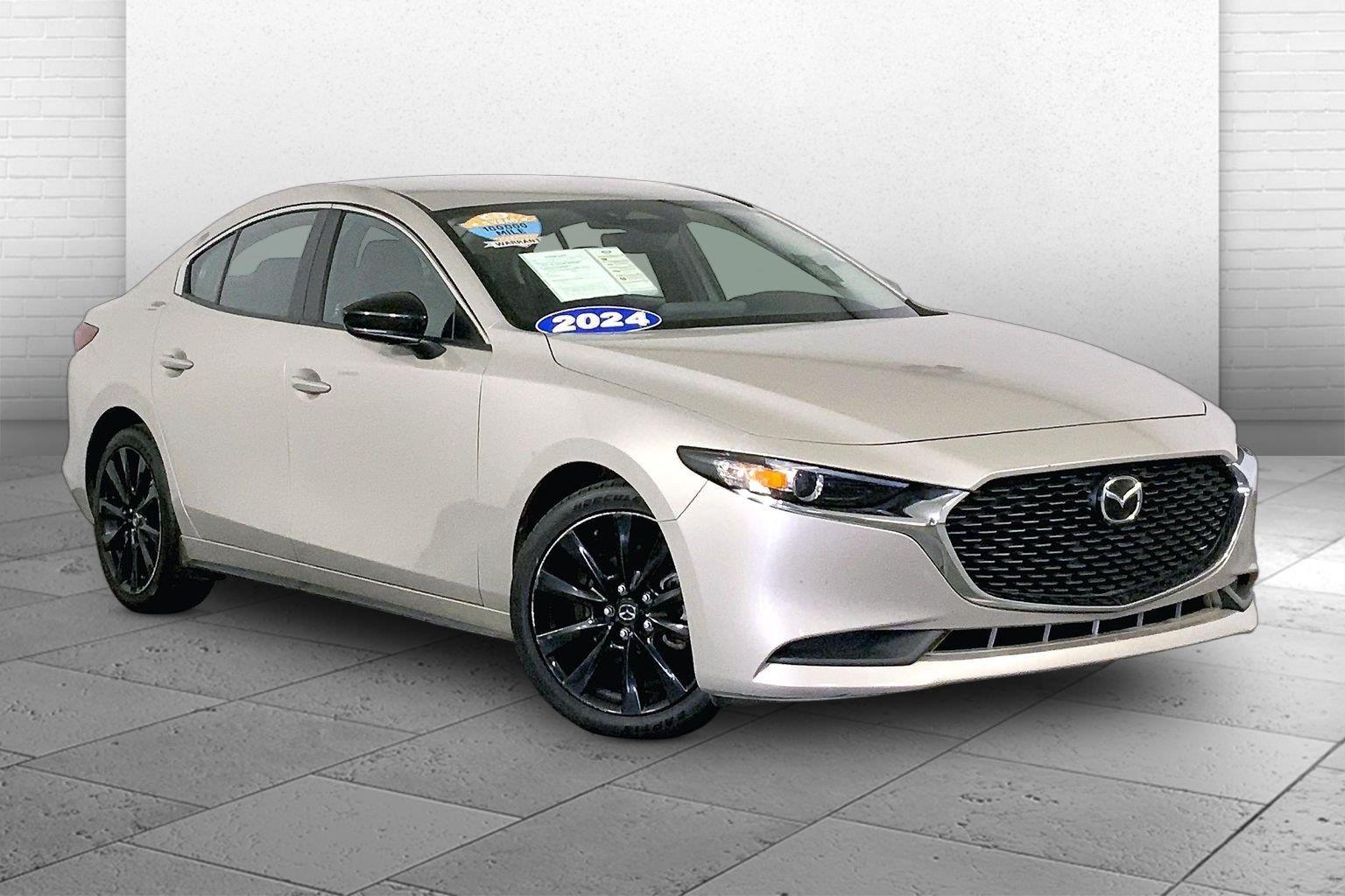 Gray (Platinum Quartz Metallic) 2024 Mazda MAZDA3 Sedan Front-Wheel Drive Automatic
