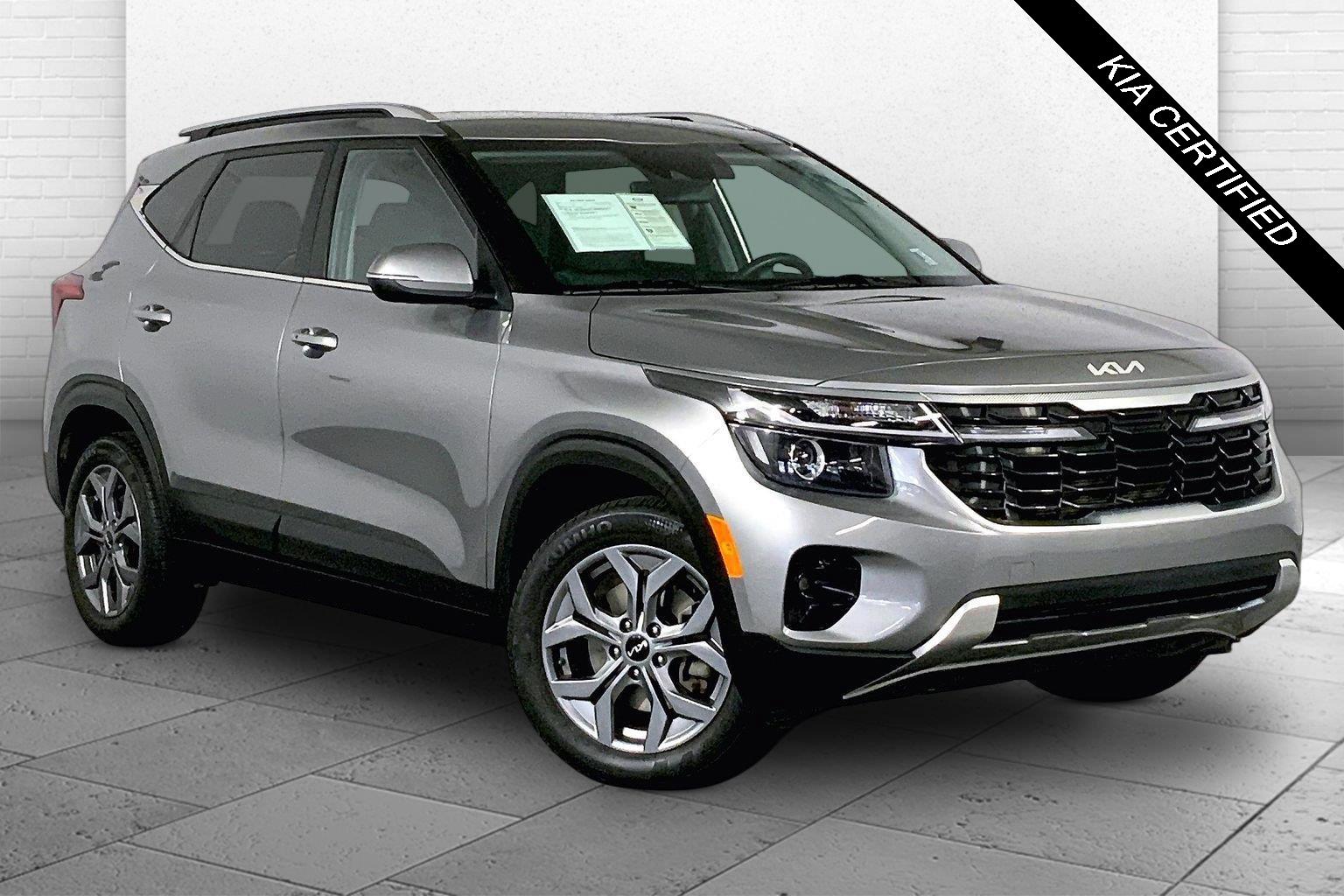 Steel Gray 2024 Kia Seltos SUV / Crossover All-Wheel Drive Continuously Variable Transmission