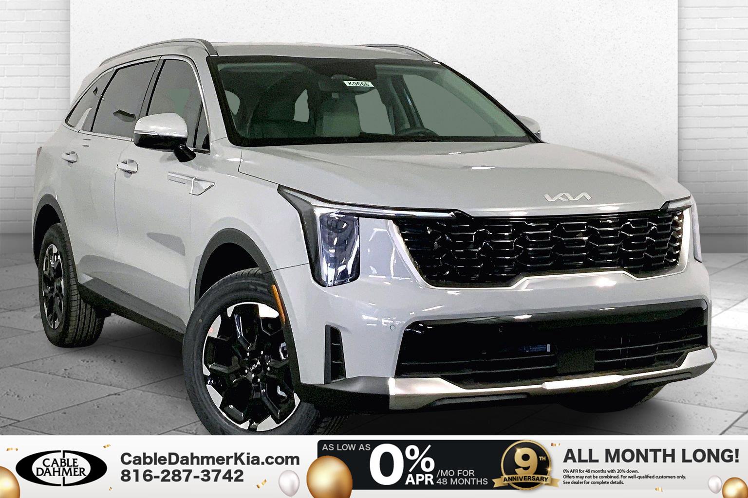 Wolf Gray 2026 Kia Sorento SUV / Crossover All-Wheel Drive 8-Speed Automatic