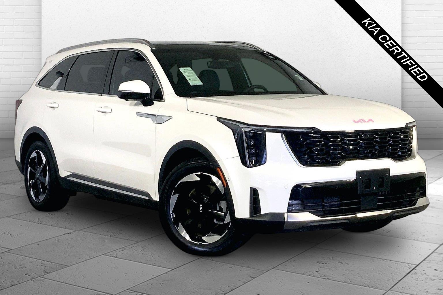 Snow White Pearl 2025 Kia Sorento Hybrid SUV / Crossover All-Wheel Drive 6-Speed Automatic