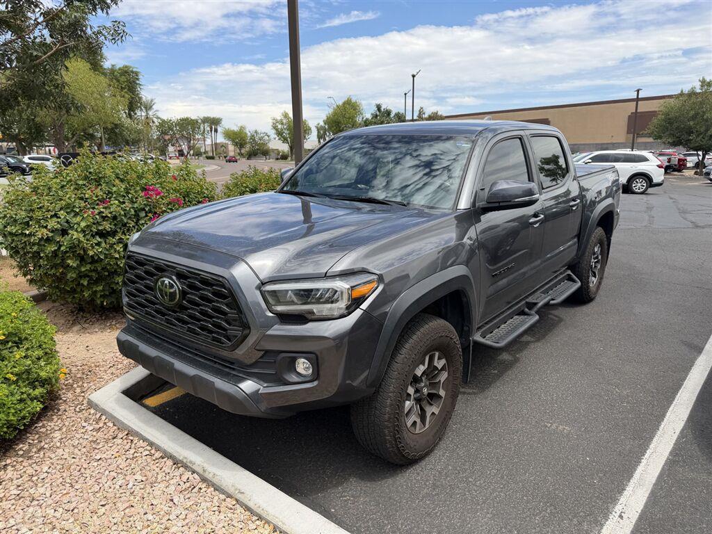 Magnetic Gray Metallic 2021 Toyota Tacoma Pickup Truck Four-Wheel Drive Manual