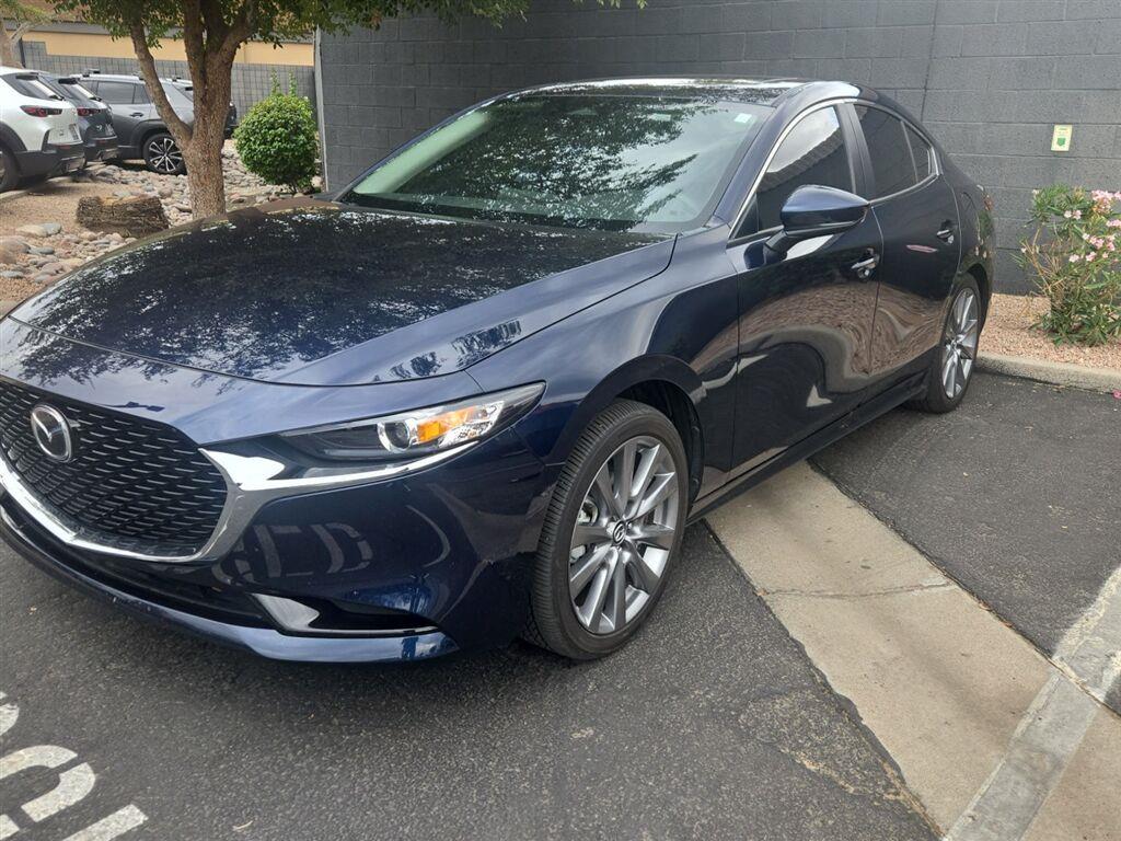Deep Crystal Blue Mica 2024 Mazda MAZDA3 Sedan Front-Wheel Drive Automatic