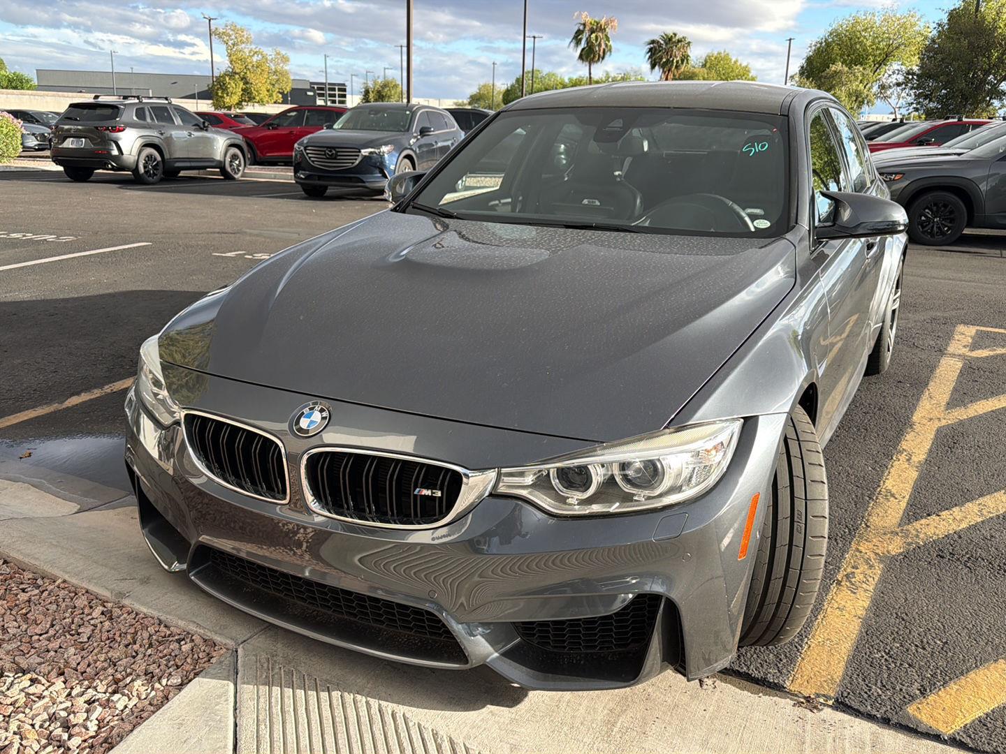 Mineral Gray Metallic 2016 BMW M3 Sedan Rear-Wheel Drive 6-Speed Manual