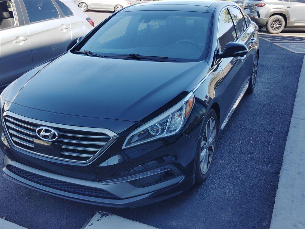 Phantom Black 2015 Hyundai Sonata Sedan Front-Wheel Drive Automatic