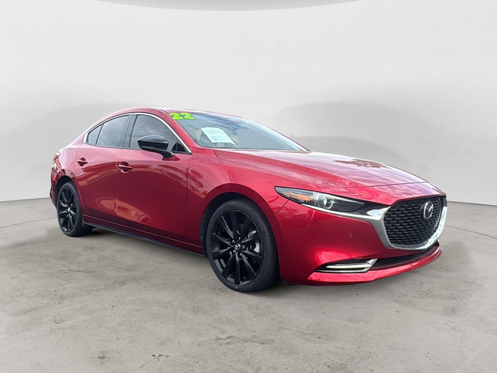 Soul Red Crystal Metallic 2022 Mazda MAZDA3 Premium Plus Sedan AWD Sedan All-Wheel Drive Automatic