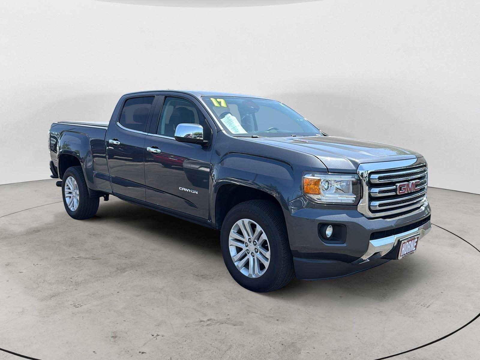 Cyber Gray Metallic 2017 GMC Canyon Pickup Truck Four-Wheel Drive 6-Speed Automatic
