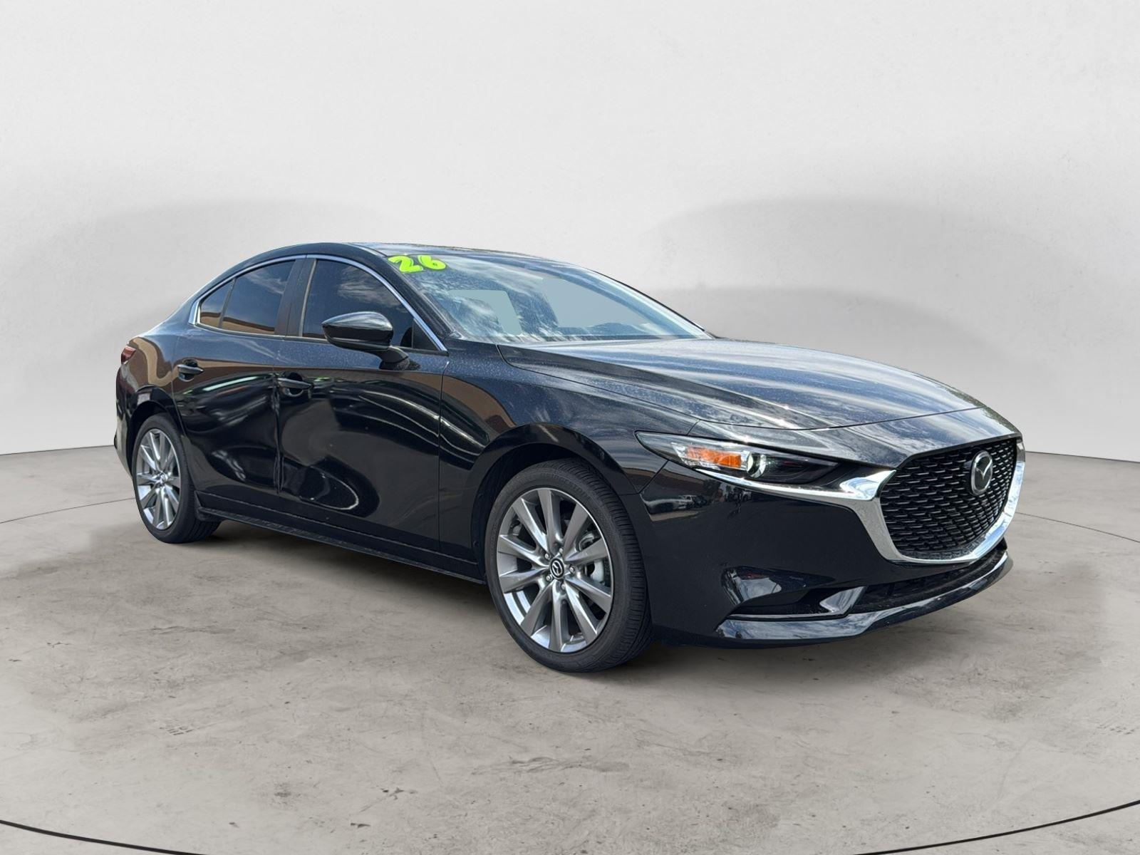 Jet Black Mica 2026 Mazda MAZDA3 Sedan Front-Wheel Drive Automatic