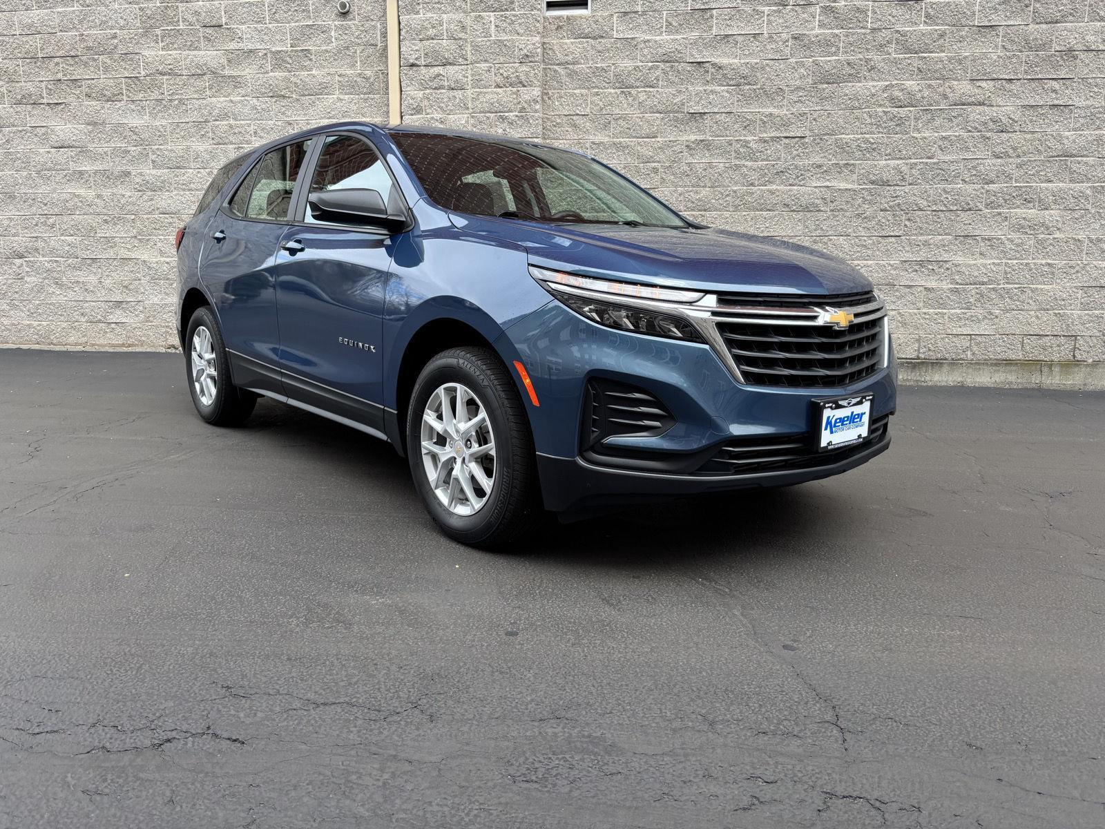 Lakeshore Blue Metallic 2024 Chevrolet Equinox LS AWD with 1LS SUV / Crossover Four-Wheel Drive 6-Speed Automatic Overdrive