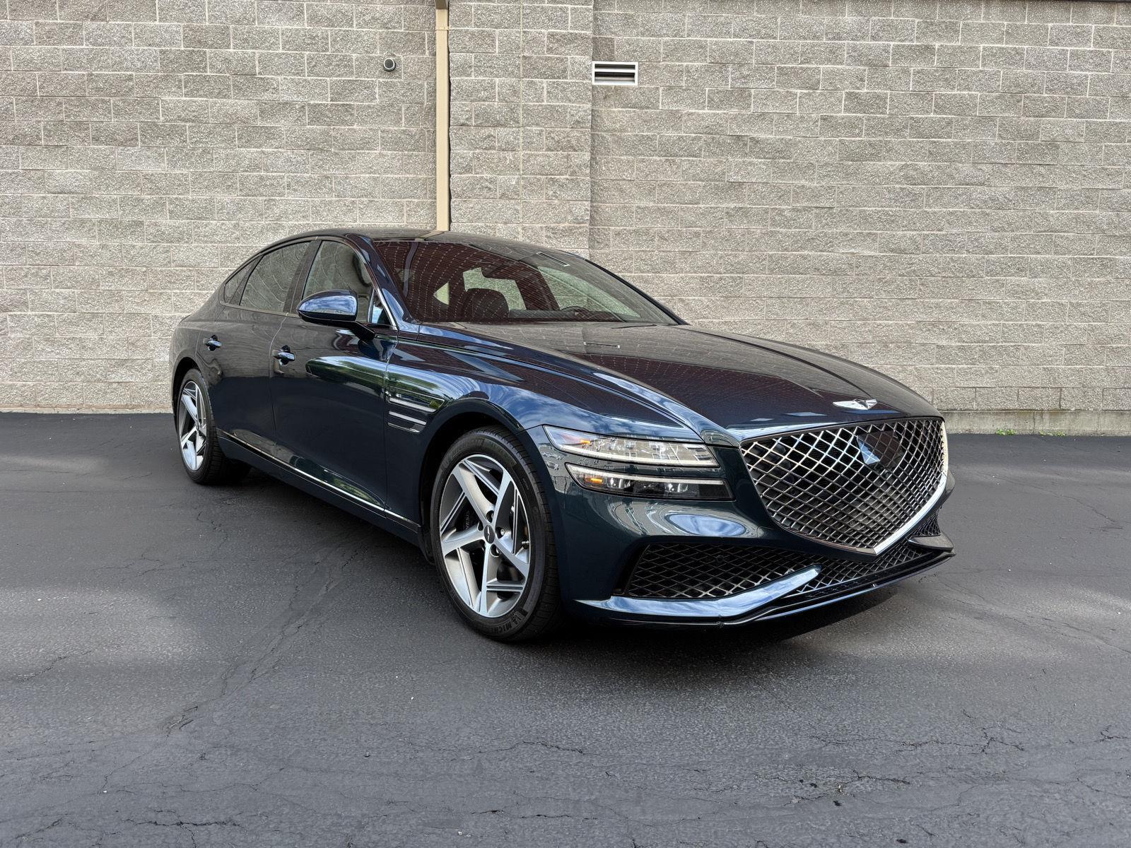 Tasman Blue 2023 Genesis G80 3.5T Sport AWD Sedan All-Wheel Drive Automatic