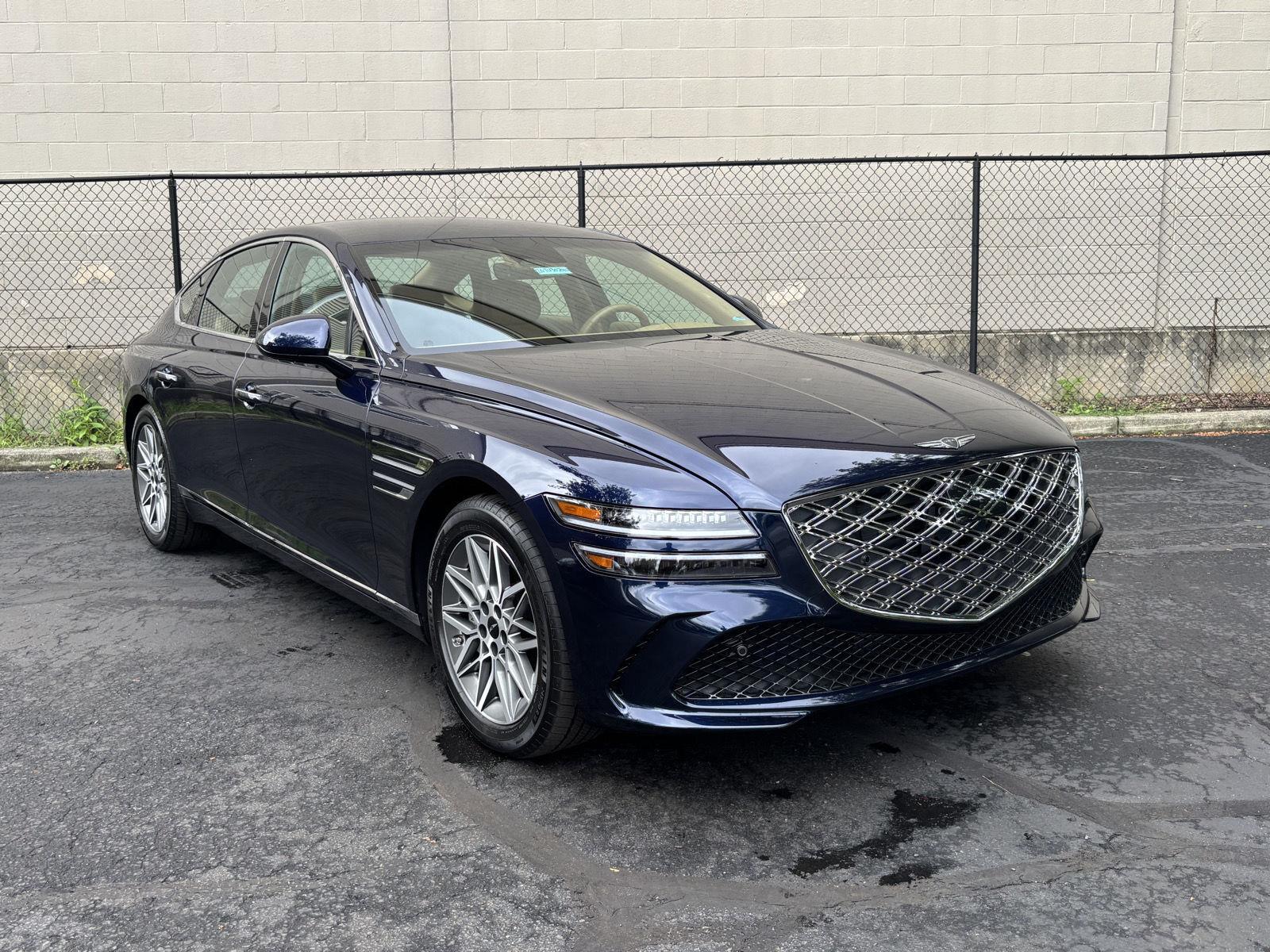 Capri Blue 2026 Genesis G80 Sedan All-Wheel Drive Automatic