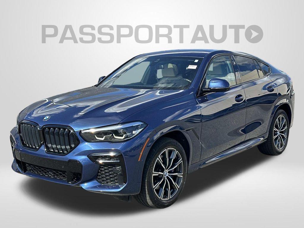 Phytonic Blue Metallic 2022 BMW X6 SUV / Crossover All-Wheel Drive 8-Speed Automatic