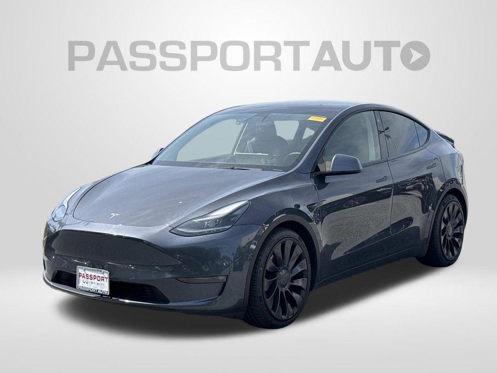 Solid Black 2022 Tesla Model Y SUV / Crossover All-Wheel Drive 1-Speed Automatic
