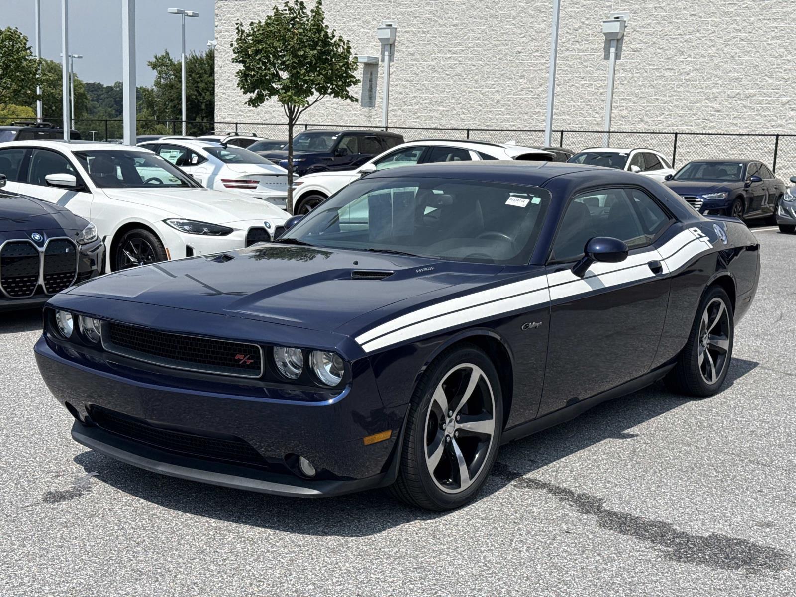 Jazz Blue Pearlcoat 2014 Dodge Challenger Coupe Rear-Wheel Drive 5-Speed Automatic