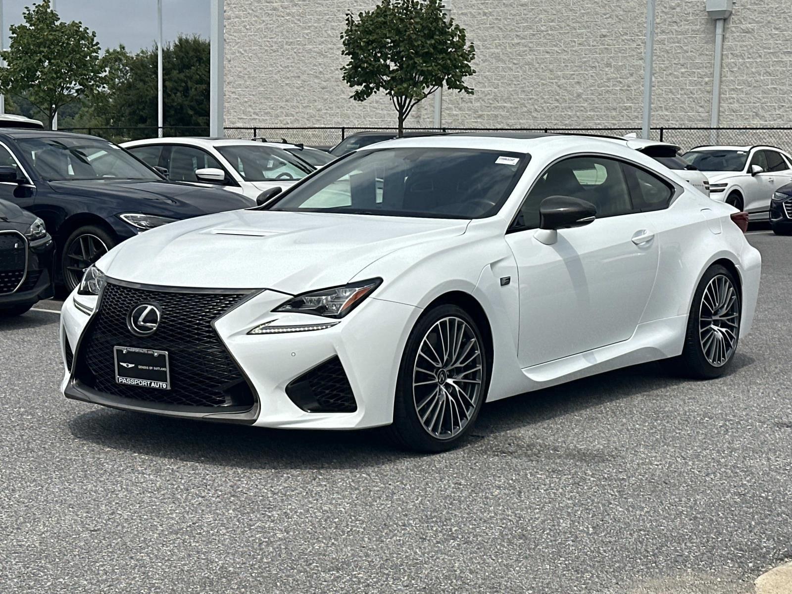 Ultra White 2015 Lexus RC F Coupe Rear-Wheel Drive Automatic