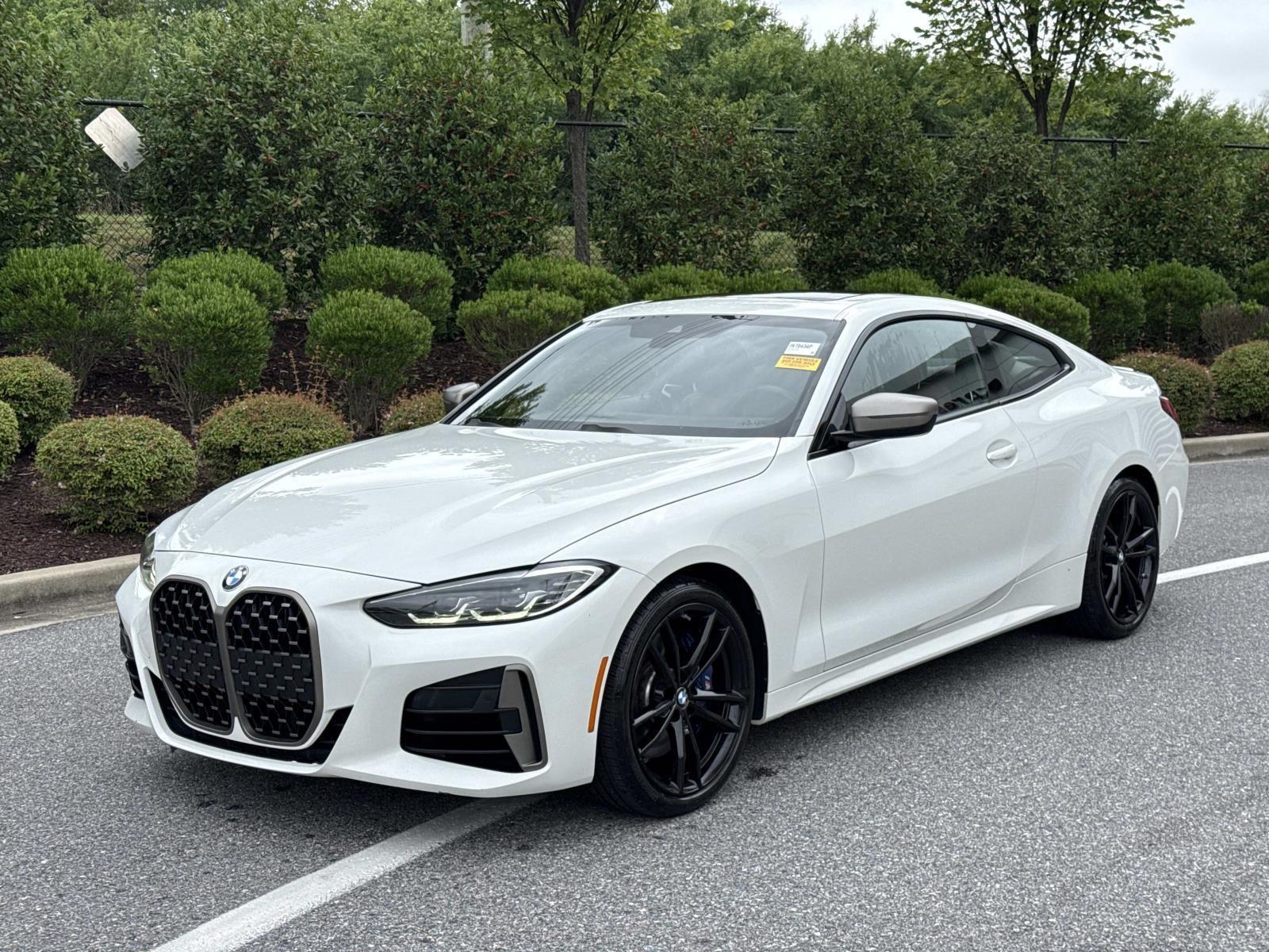Alpine White 2024 BMW 4 Series Coupe All-Wheel Drive 8-Speed Automatic