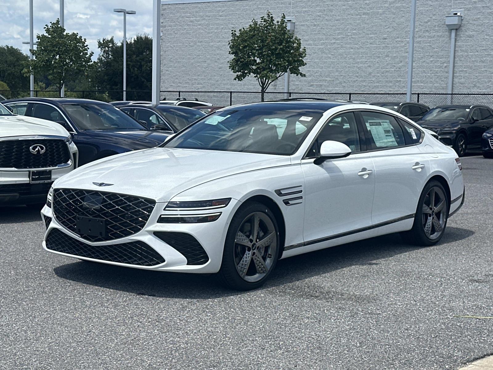 Uyuni White 2027 Genesis G80 Sedan All-Wheel Drive Automatic