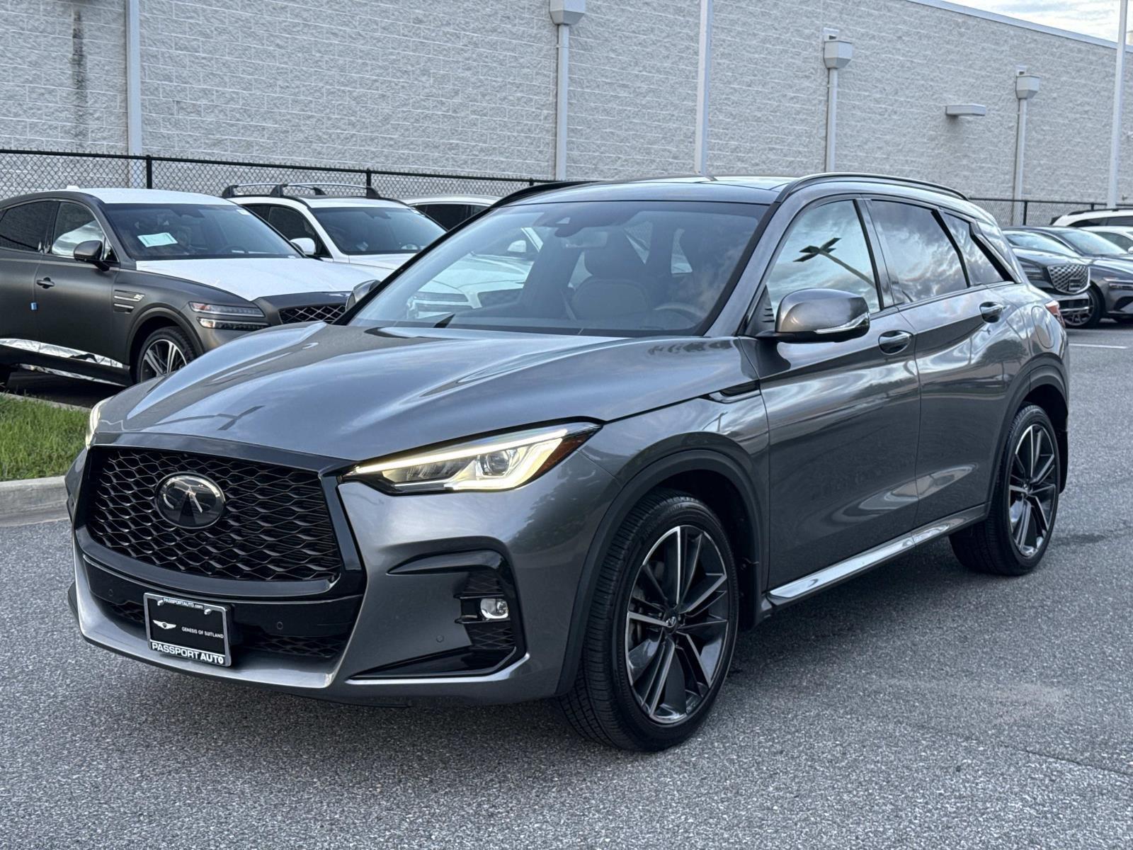 Gray (Graphite Shadow) 2024 INFINITI QX50 SUV / Crossover All-Wheel Drive Continuously Variable Transmission
