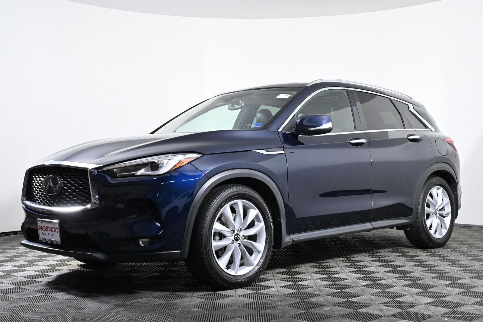 Hermosa Blue 2019 INFINITI QX50 SUV / Crossover All-Wheel Drive Continuously Variable Transmission