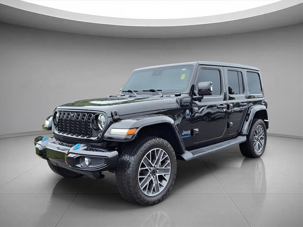 Black Clearcoat 2024 Jeep Wrangler 4xe High Altitude 4WD SUV / Crossover Four-Wheel Drive 8-Speed Automatic