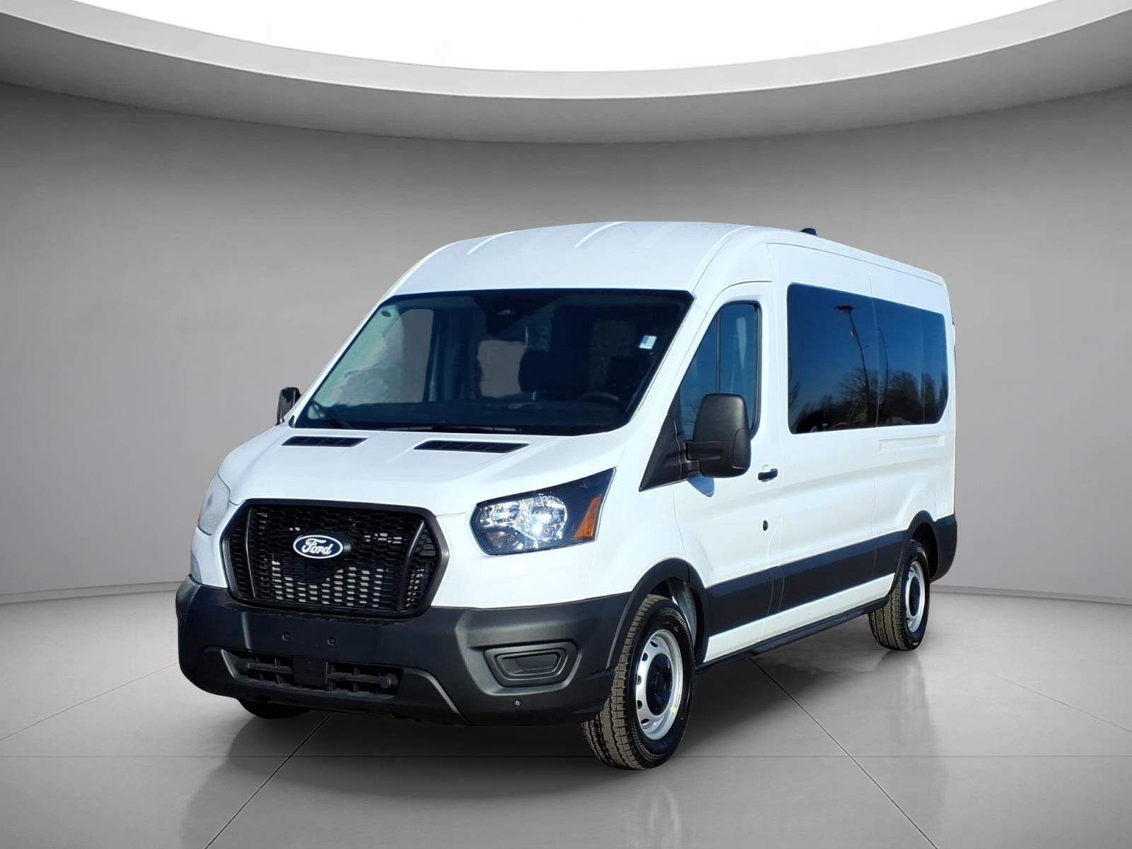 Oxford White 2026 Ford Transit Passenger Van Rear-Wheel Drive 
