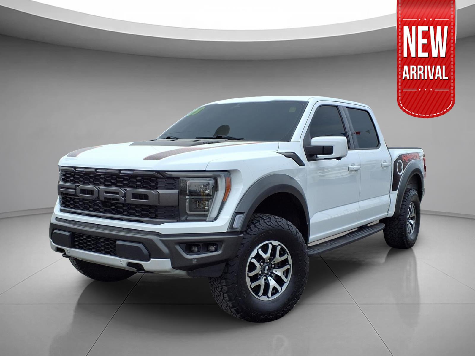 Oxford White 2023 Ford F-150 Raptor SuperCrew 4WD Pickup Truck Four-Wheel Drive Automatic