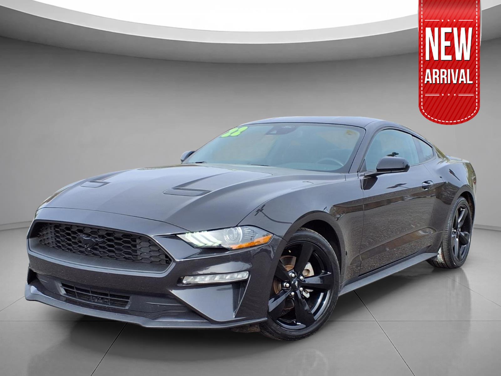 Dark Matter Gray Metallic 2022 Ford Mustang EcoBoost Fastback RWD Coupe Rear-Wheel Drive 6-Speed Manual