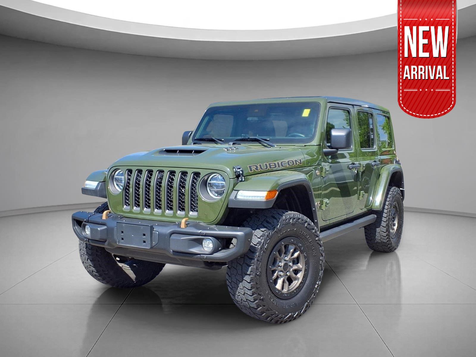 Sarge Green Clearcoat 2021 Jeep Wrangler Unlimited Rubicon 392 4WD SUV / Crossover Four-Wheel Drive 8-Speed Automatic