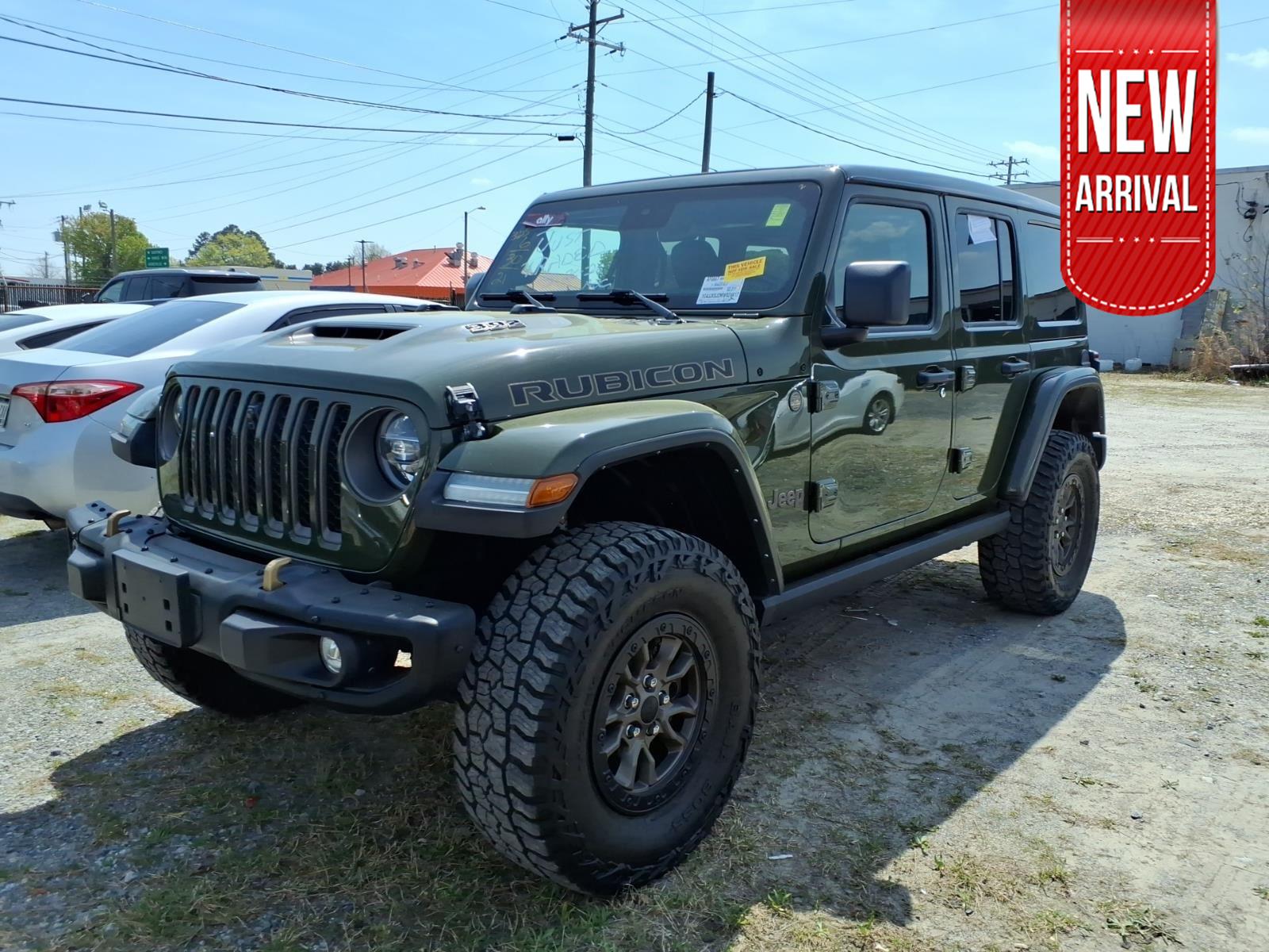 Sarge Green Clearcoat 2021 Jeep Wrangler Unlimited Rubicon 392 4WD SUV / Crossover Four-Wheel Drive 8-Speed Automatic