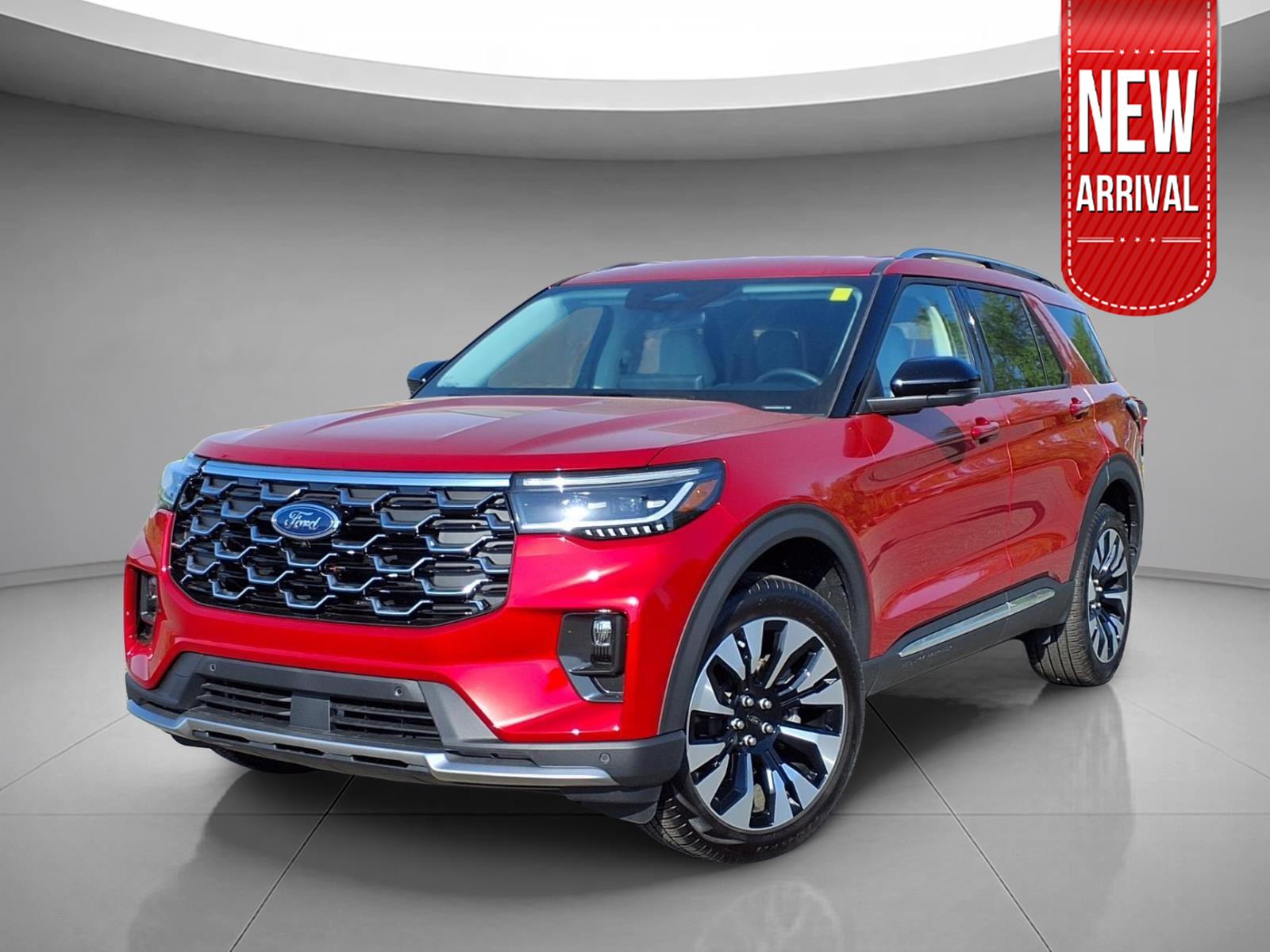 Rapid Red Metallic Tinted Clearcoat 2026 Ford Explorer SUV / Crossover All-Wheel Drive Automatic