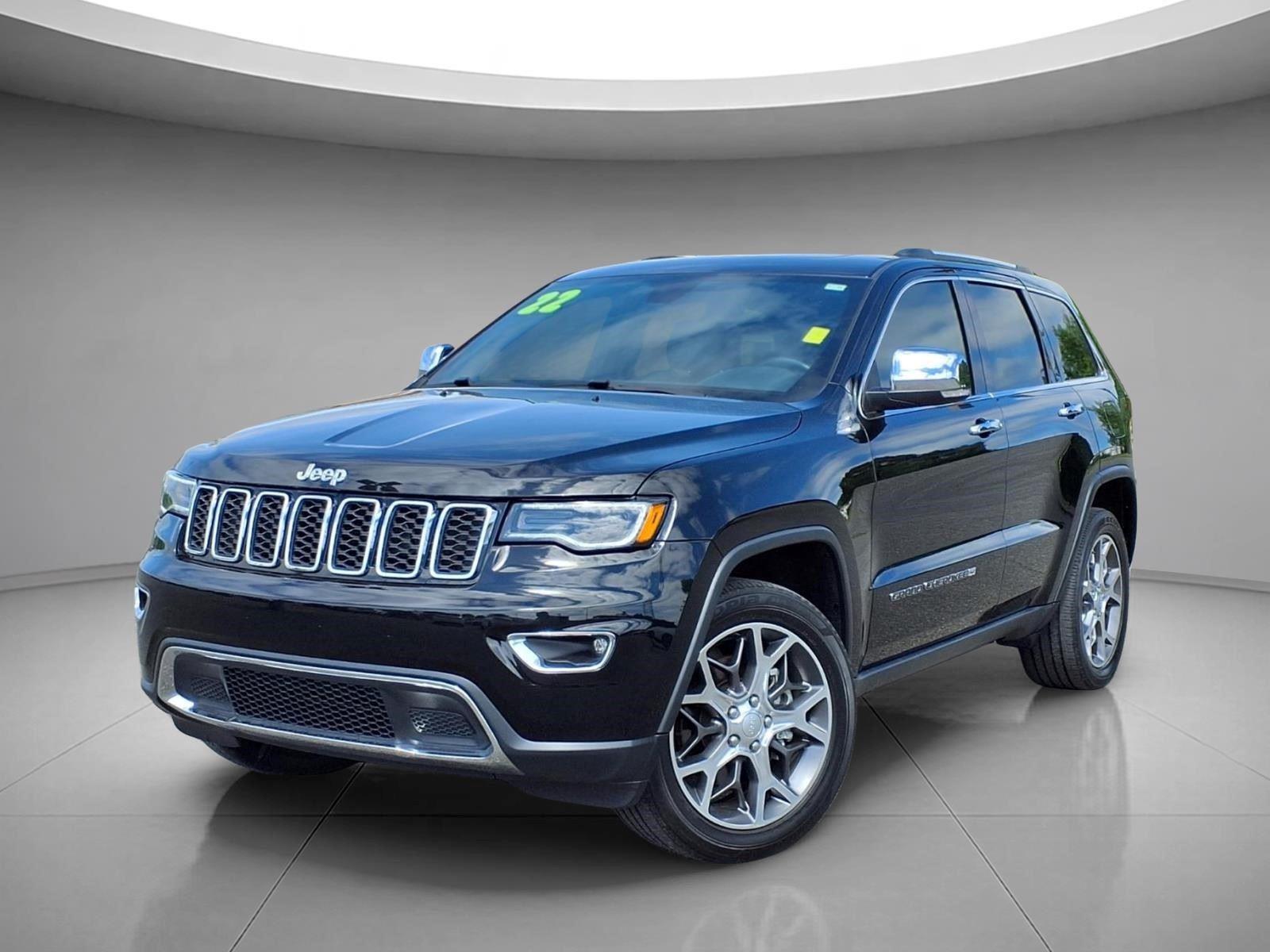 Diamond Black Crystal Pearlcoat 2022 Jeep Grand Cherokee Limited 4WD SUV / Crossover Four-Wheel Drive 8-Speed Automatic