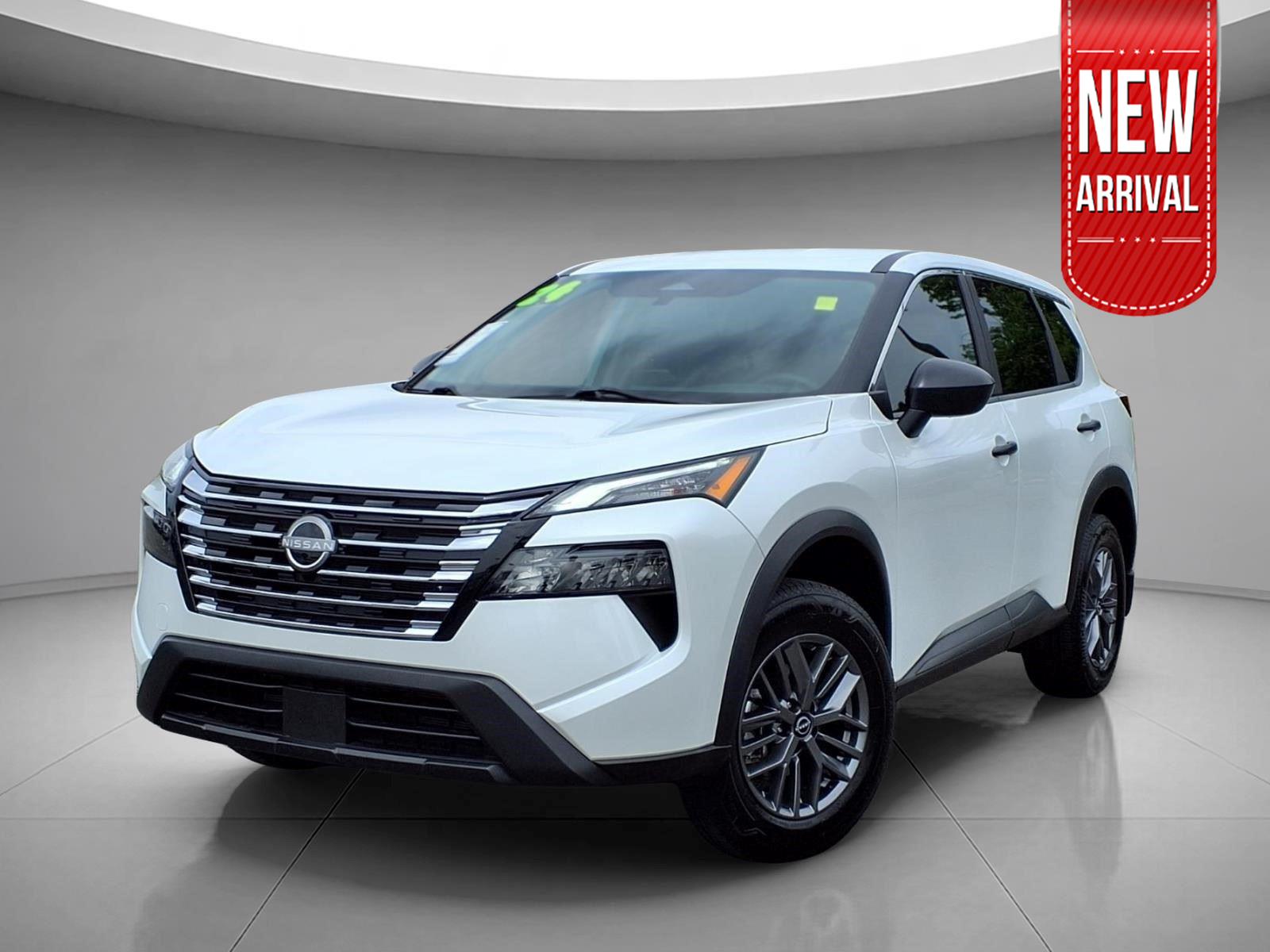 Everest White Pearl 2024 Nissan Rogue S FWD SUV / Crossover Front-Wheel Drive Continuously Variable Transmission