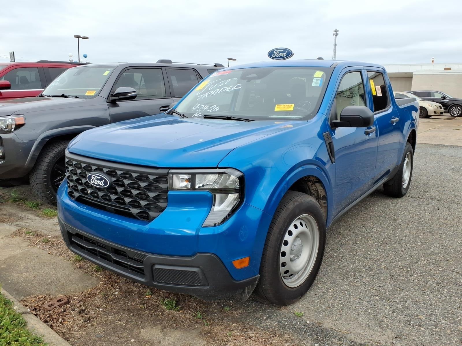 Velocity Blue 2025 Ford Maverick XL SuperCrew AWD Pickup Truck All-Wheel Drive Continuously Variable Transmission