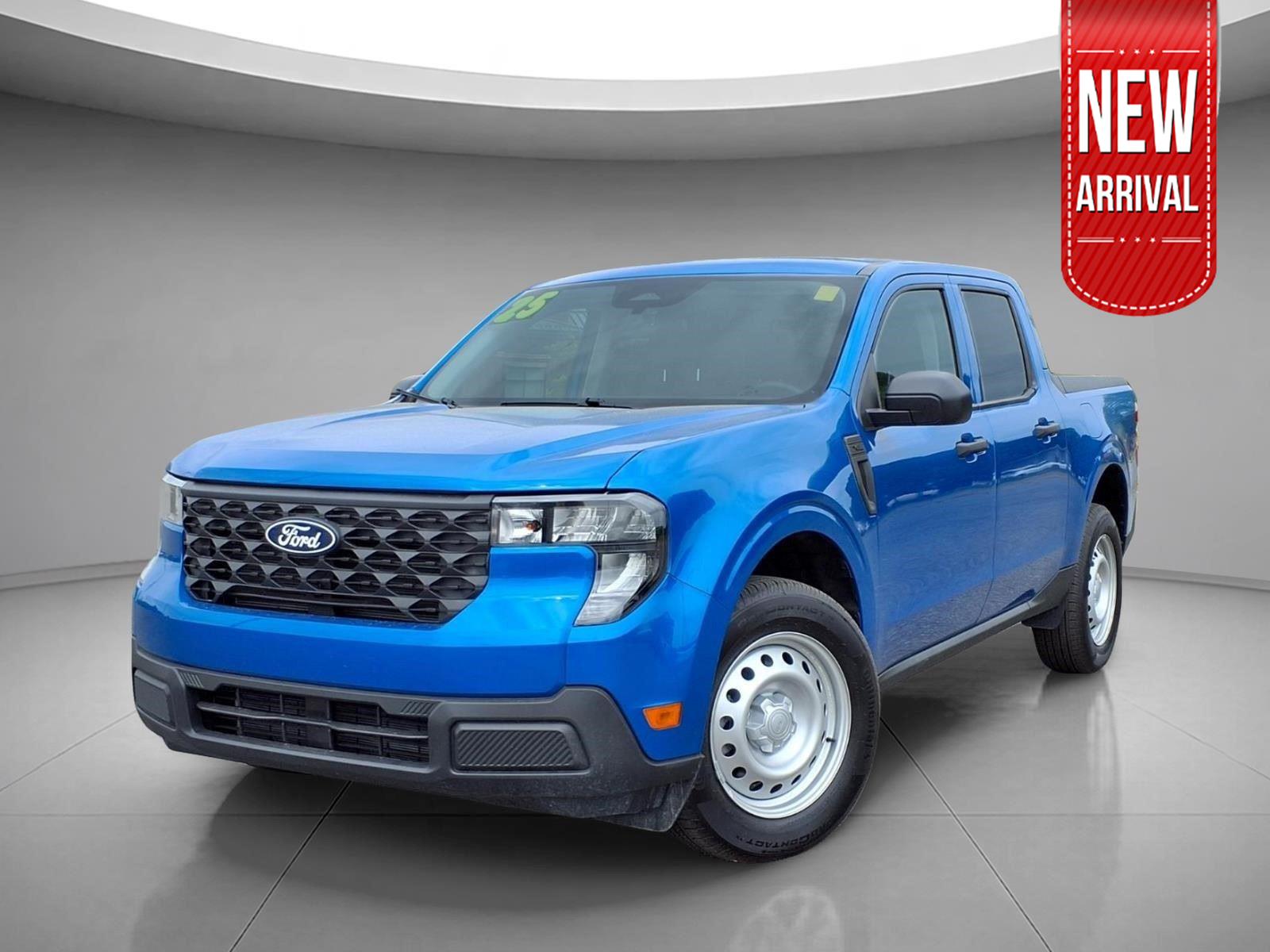 Velocity Blue 2025 Ford Maverick XL SuperCrew AWD Pickup Truck All-Wheel Drive Continuously Variable Transmission