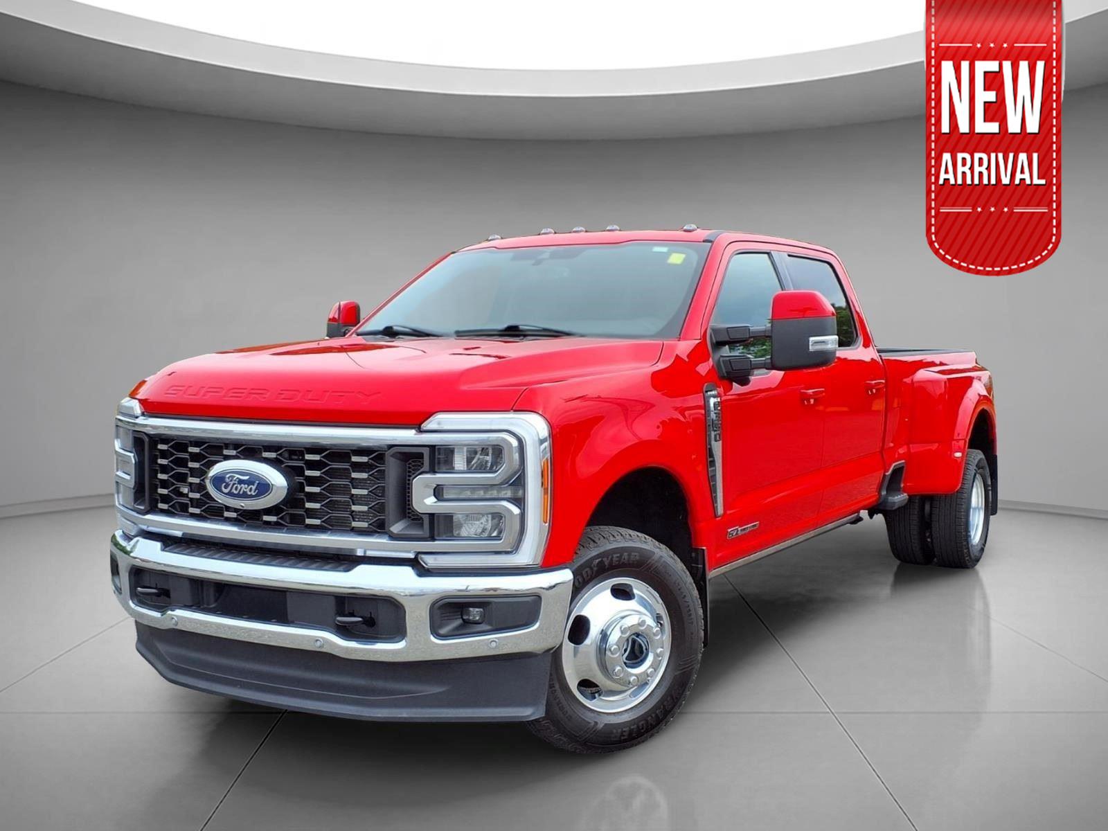 Race Red 2023 Ford F-350 Super Duty Pickup Truck Four-Wheel Drive Automatic